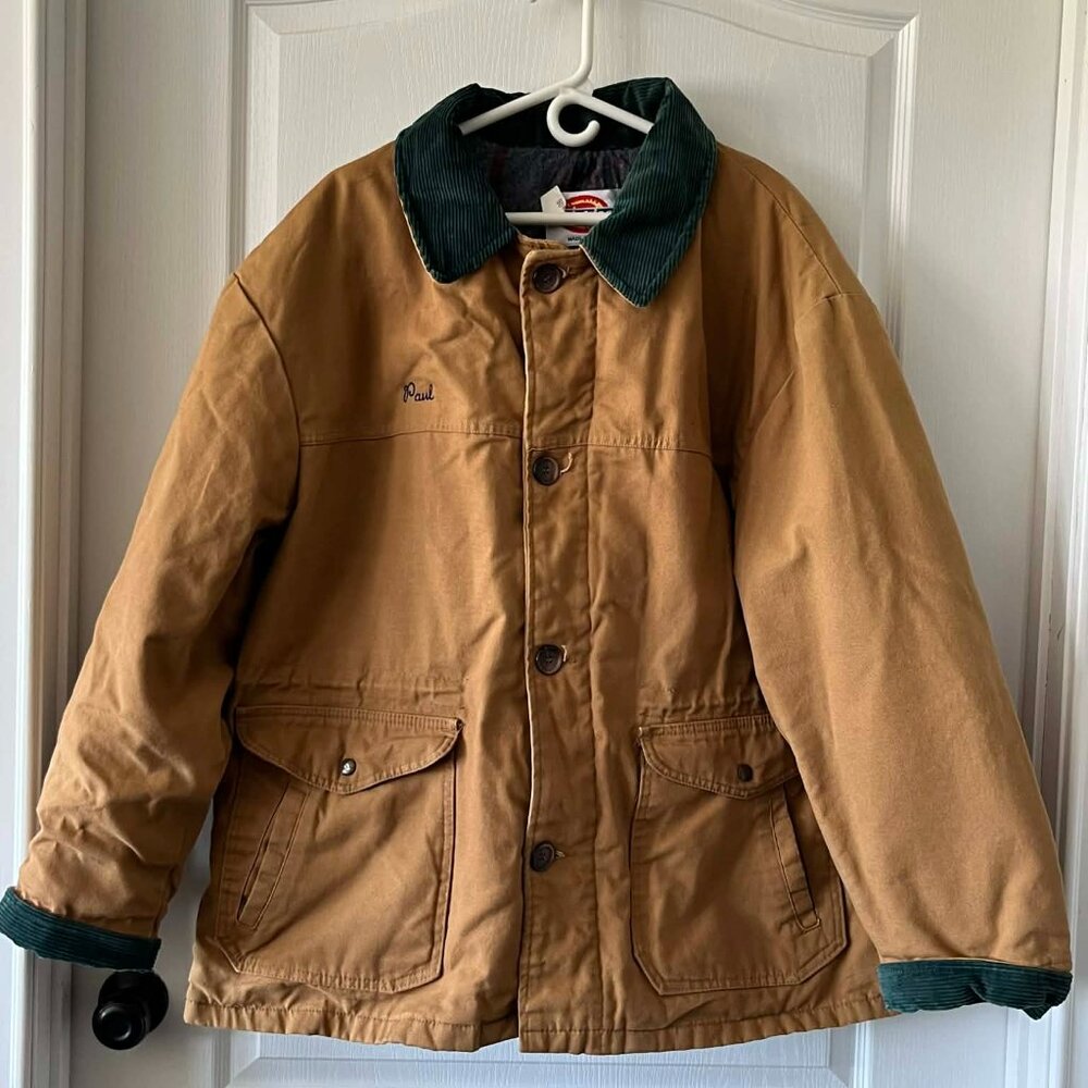 Vintage Dickies Jacket Men's Blanket Lined Canvas Chore Coat size XXL